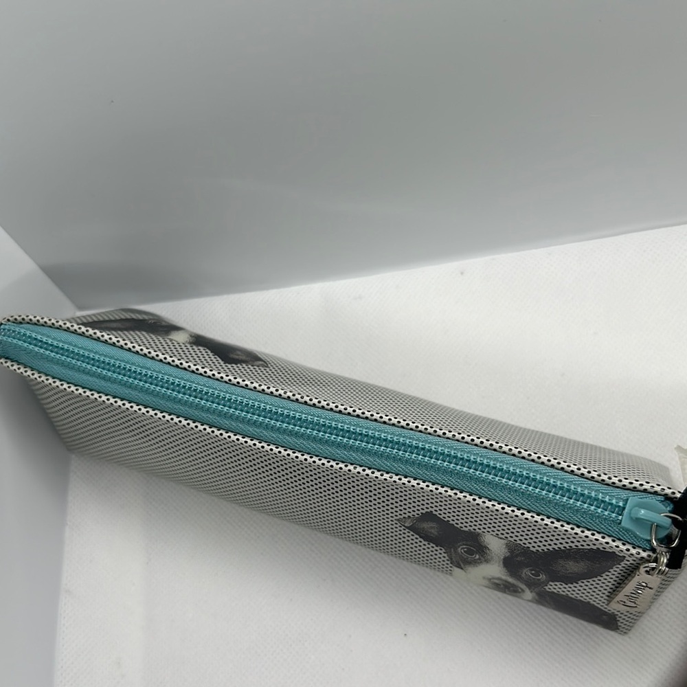 Catseye London Etching Dog Long Cosmetic/Pencil Case - New with Tags! - Picture 3 of 16
